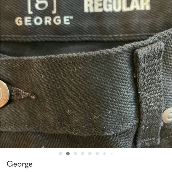 2 pairs George Regular Denim Jeans 38 X 30 - Picture 12 of 12